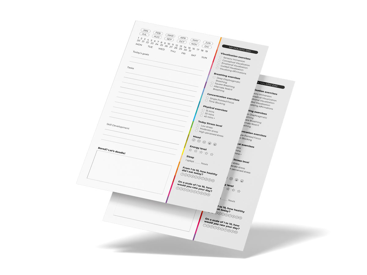 Freebie #1 Holistic Diary